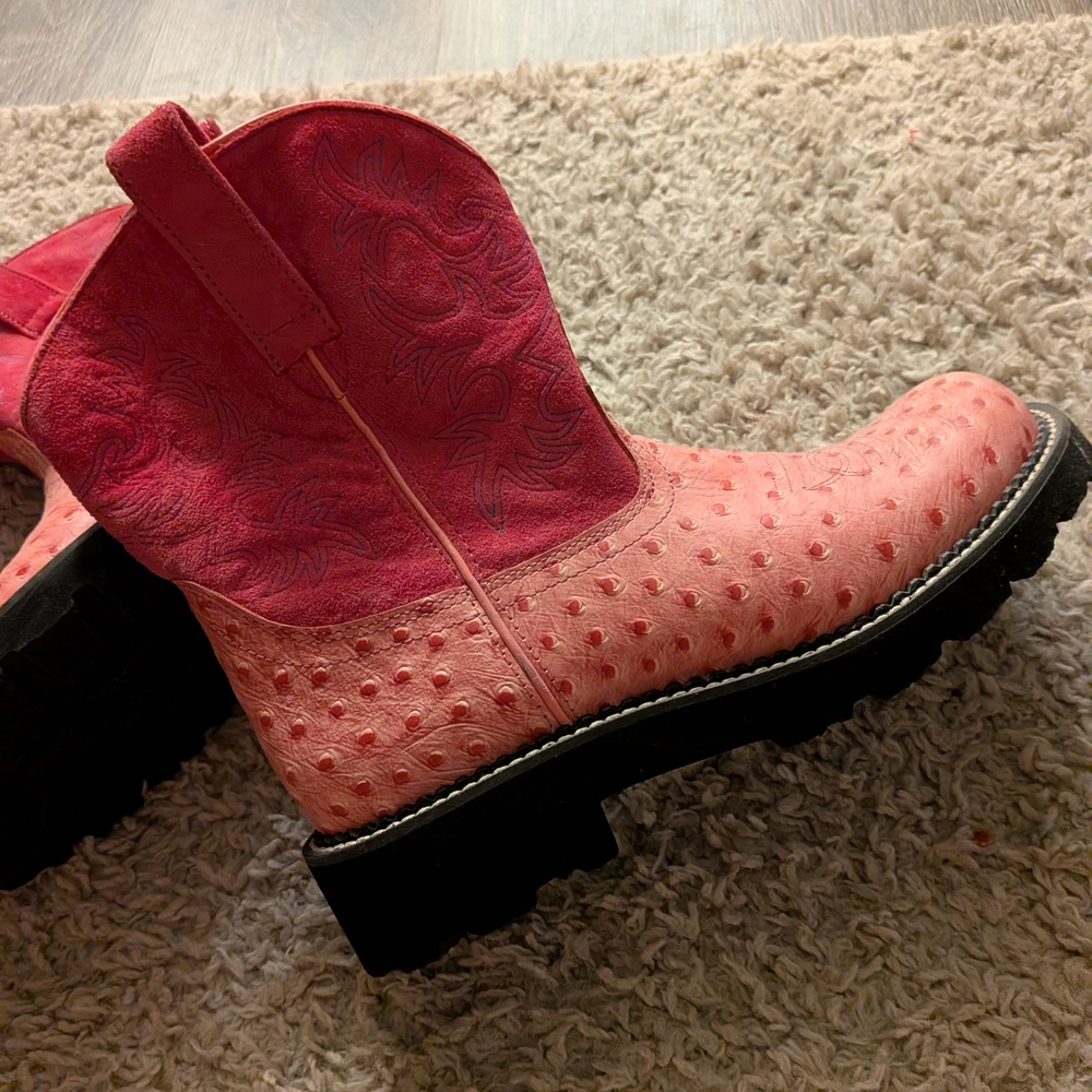 Pink Western Boots - Picture 3 of 5